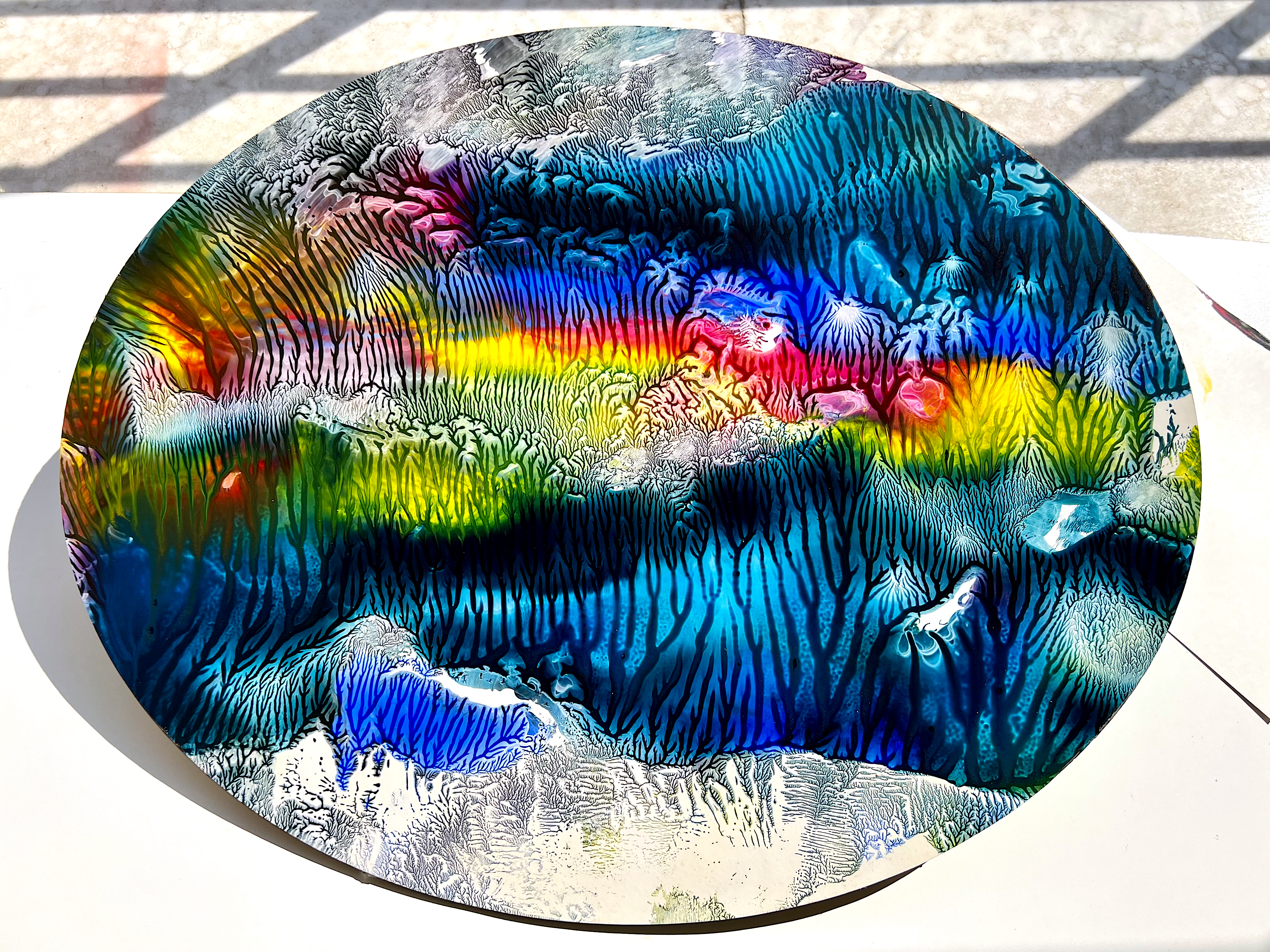 Duralit Üzerine Akrilik 60x80cm Doğanın Kalbi 2024